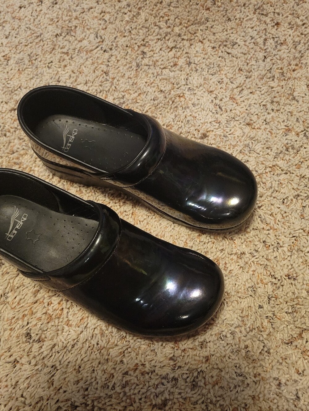 Dansko Women's Black Slip-On Clogs